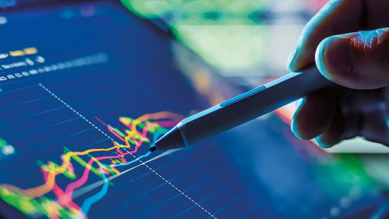 Financial Graph Screen