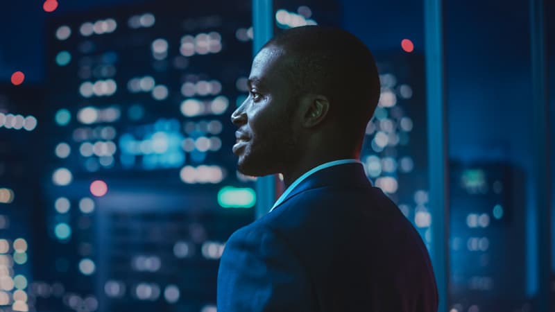 Finance City Worker